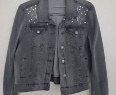 Cool grey denim jacket