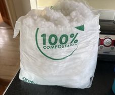 Free bag of pillow filling