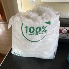 Free bag of pillow filling