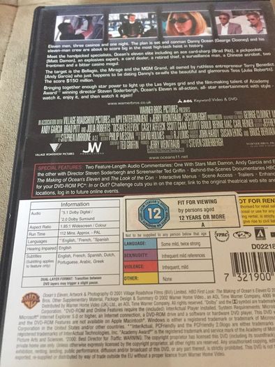 Ocean's Eleven DVD