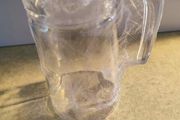 Small Clear Glass Jug.