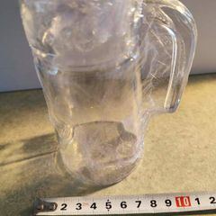 Small Clear Glass Jug.