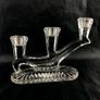 Art Deco crystal candle stand Image 5