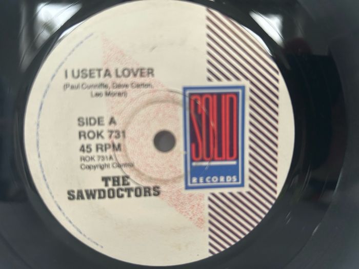 The Saw Doctors, I Useta Lover, 7", 1990,ROK 731, LABEL MISPRINT, The Sawdoctors