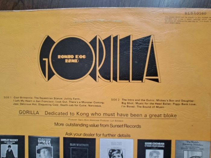 Bonzo Dog Band Gorilla