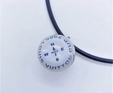 Authentic  Louis Vuitton Cup 2000 Compass Choker Necklace