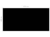 Pool Cover Black 975x488cm PE