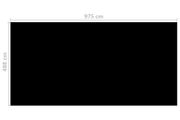 Pool Cover Black 975x488cm PE