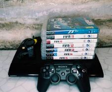 Playstation 3 Super Slim 74 GB Console CECH-4203A Bundle ,Complete ,Read Descrip