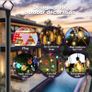 6pack 3M String Light Pole, Metal Outdoor String Light Pole, Suitable for Courtyard,Backyard,Garden,Patio,Party,Wedding Hanging Light Pole,Rustproof and Sturdy with Hooks. Image 3