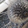 bike wheels 28inch 8prockets on back wheel both are quick release Image 3