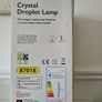 Crystal Droplet Lamp BRAND NEW!!! Image 2