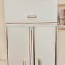 White with Gold trim Standalone Wardrobe Image 2