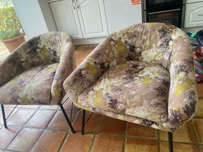 Two chairs  free Dublin 18 shankill near bray.  Dimensions 77 x65 wide and height 60 so not big both fitted jn my hatchback
