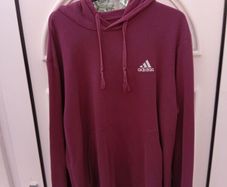 Adidas burgundy hoodie XL