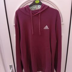 Adidas burgundy hoodie XL