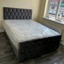 Sandy Divan Double & King Size Bed Frame With Drawers Image 8