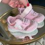 Adorable Hello Kitty Pink Glitter Light-Up Sneakers Image 9