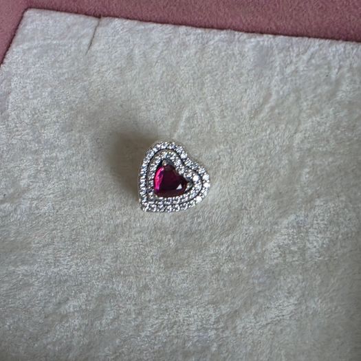Pandora sparkly levelled charm perfect condition fully hallmarked
