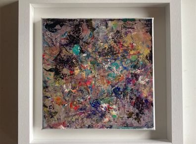 Original Abstract Painting Framed Original Abstract Painting Contemporary Irish Art Fairy Art