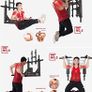 Multifunctional Wall Mounted Pull Up Bar/Chin Up bar,Dip Station for Indoor Home Gym Workout,Power Tower Set Image 4
