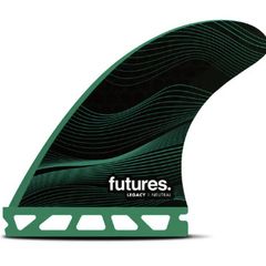 Futures Small F4 Legacy Series Quad Fin Set - Green