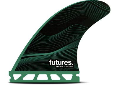 Futures Small F4 Legacy Series Quad Fin Set - Green