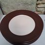 5 Ethos dinner Plates chocolate and cream Image 6