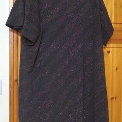 George short sleeve mini dress with a sparkly, multicolored pattern