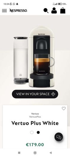 Nespresso coffee