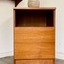 Vintage Retro Mid Century Teak Bedside Cabinets (Pair) Image 3
