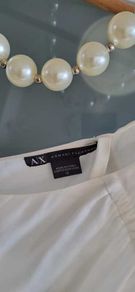 Emporio Armani White One Shoulder Jumpsuit with Pockets Sz 10 US - (Fit 12-14UK) - Rrp 220 (New)