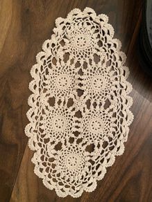 crochet centre piece