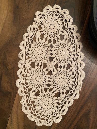 crochet centre piece