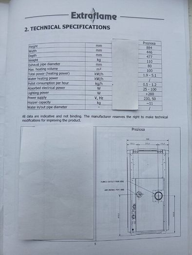 Wood pellet stove