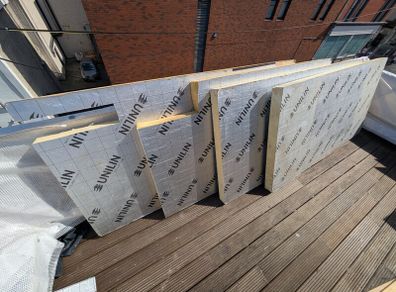 4x 100mm UNILIN PIR Insulation Boards