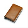 Men's Women's Leather Money Clip Slim Wallets Credit Card Holder RFID Blocking Purse Image 9