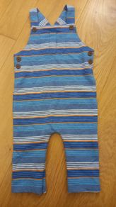 Little Rocha Baby Striped Dungarees 3-6 months