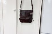 DKNY Brown Leather Crossbody Bag
