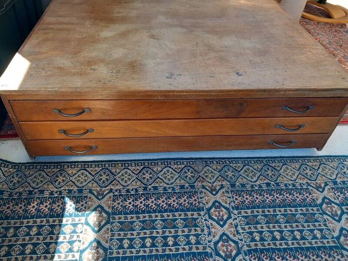 Mid-century Architect Plans Chest