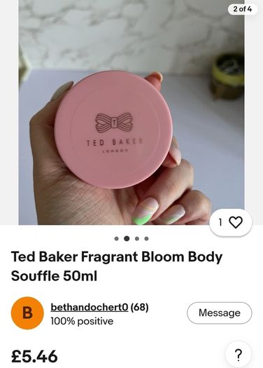 x2 Bundle - Brand New Ted Baker Bundle - Fragrant Bloom - Size - 50ml & 50ml