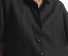 COS  Short-Sleeved Linen Shirt