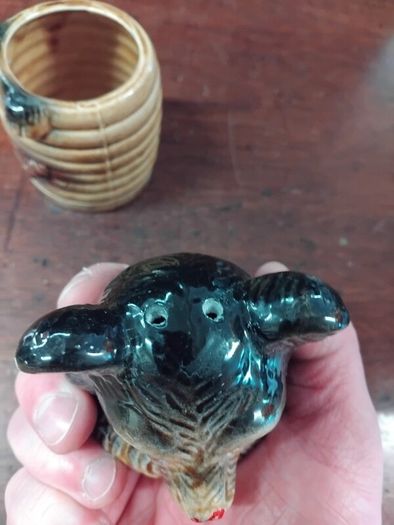 ceramic Bear double jar