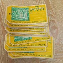 The Salthill Hotel, Monkstown Vintage Luggage Tags