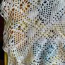 Vintage Embroidered lace Tablecloth Image 4