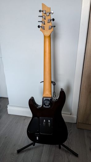 SCHECTER Demon-7 FR - Crimson Red Burst
