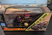 Rare Tyco Rampage 4x6 9.6V Turbo RC Truck Boxed Untested Vintage