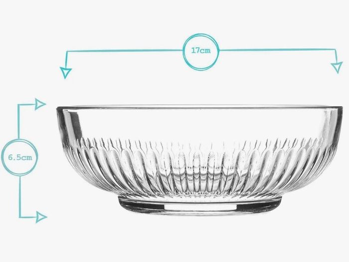 New Campana Glass Serving Bowls (Box of 2)