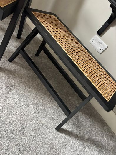 Rattan Chair & matching bench