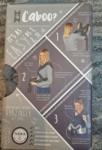 Close Caboo baby carrier